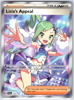 Lisia's Appeal 234/191 Ultra Rare Surging Sparks Pokemon Holo Near Mint - Image 1