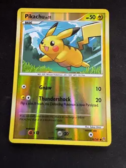 2009 Pokemon Pikachu LV.11 Reverse Holo 120/147 Supreme Victors - Image 1