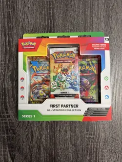 Pokemon TCG First Partner Illustration Collection Series 1 New Factory Sealed - Image 1