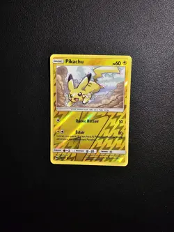 Carte Pokemon Pikachu 40/147 REVERSE SL03 Ombres Ardentes FR - Image 1