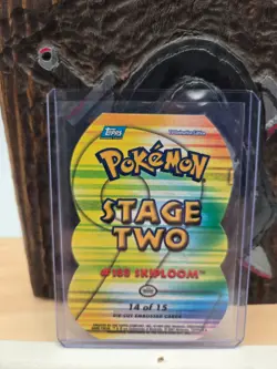 MINT Pokemon Topps Skiploom #188 Die Cut Embossed 14 Of 15 Rare Full Art Cute - Image 2
