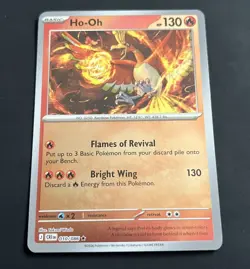 Ho-Oh 010/086 Rare : Chaos Rising Pokemon Reverse Holo Near Mint/Mint - Image 1