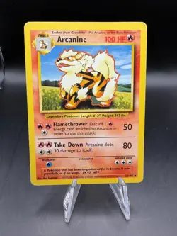 TCG POKEMON ARCANINE BASE SET UNLIMITED 23/102 - Image 1