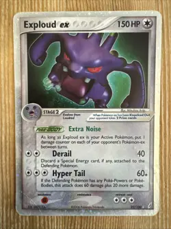 Exploud ex - 92/100 - Pokemon Crystal Guardians Ultra Rare DMG - Image 1
