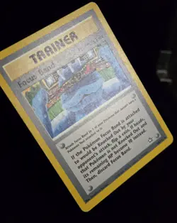 Pokemon TCG - FOCUS BAND - 86/111 - RARE - UNLIMITED - NEO GENESIS (2000) - MP - Image 2