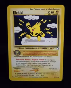 Pokemon TCG - ELEKID - 22/111 - RARE - NEO GENESIS 2000 - WOTC - VINTAGE - LP/NM - Image 1