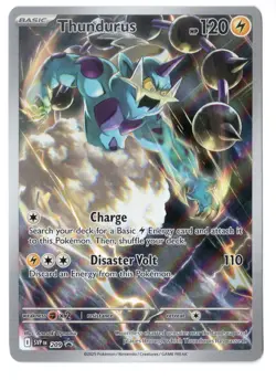 Thundurus 209 Holo Promo Scarlet & Violet Promo Pokemon Near Mint - Image 1