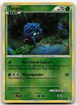 Tangela 72/95 Common Call of Legends Pokemon Reverse Holo Moderately Played - Image 1