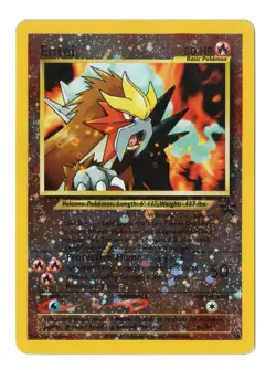 Entei 34 Promo Wizards Black Star Promos Pokemon Reverse Holo Lightly Played - Image 1