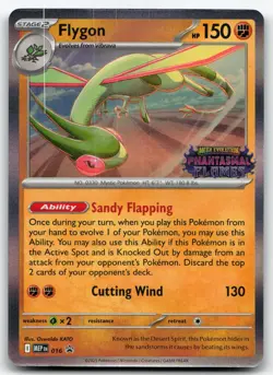 Flygon (Prerelease) 016 Holo Promo ME: Mega Evolution Promo Pokemon Holo NM - Image 1