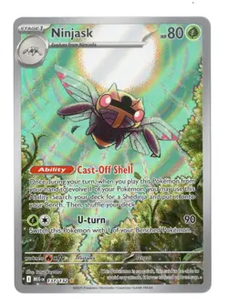 Ninjask 137/132 Illustration Rare Mega Evolution Pokemon Near Mint - Image 1