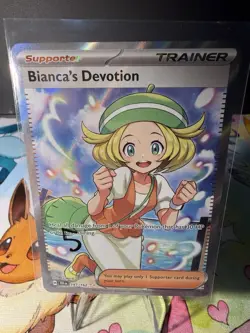 Pokemon Company Bianca's Devotion 197/162 SV05 Temporal Forces UR Holo ENG FA - Image 1