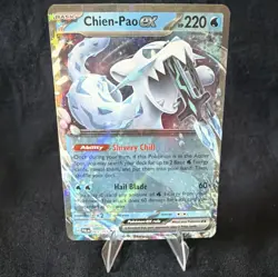Pokemon Chien-Pao ex 061/193 Double Rare Full Art Holo Paldea Evolved Eng 220HP - Image 1