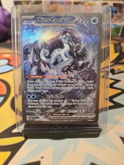 Chien-Pao ex 261/193 Special Illustration Rare Paldea Evolved Pokemon Near Mint - Image 1