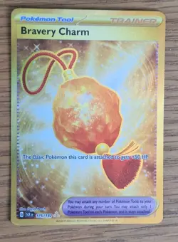 Pokemon - Bravery Charm - 175/142 - SV07: Stellar Crown - Holo - Hyper Rare - Image 1