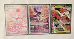 Pokemon 3 Lot Mega Scrafty Slurpuff Mawile! Ascended Heroes Full Art Holos NM - Image 1