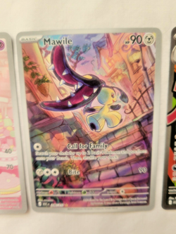 Pokemon 3 Lot Mega Scrafty Slurpuff Mawile! Ascended Heroes Full Art Holos NM - Image 4