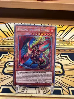 Yugioh Feuerkonig Hochavatar Garunix Platinum Secret Rare RA04-DE194 - Image 1