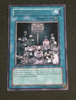 Yu-Gi-Oh! TCG Prohibition PSV-039 Rare 1st Edition Near Mint - Image 1