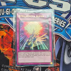 YUGIOH STELLARNOVA ALPHA 1ST ED ULTRA RARE DUEA-EN071 LIGHTLY PLAYED - Image 1