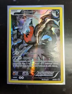 Pokemon TCG Darkrai XY XY114 Holo Promo Promo LP/MP Condition - Image 1