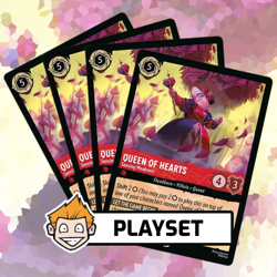 4x Queen of Hearts - Sensing Weakness (#120) Playset - Disney Lorcana, Fabled - Image 1