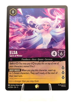Elsa Spirit of Winter Lorcana First Chapter Legendary NM 42/204 - Image 2
