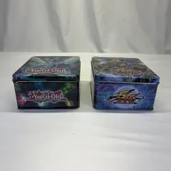 Yugioh Tins 5DS Trading Card Game Collectible Lot Of 5 Card Holder READ - Image 2