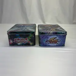 Yugioh Tins 5DS Trading Card Game Collectible Lot Of 5 Card Holder READ - Image 4