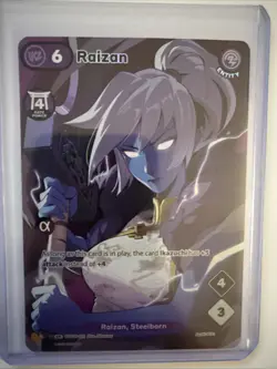 Azuki Trading Card Game Raizan *SR Alt Art Alpha Stamp STT01-011 - Image 1