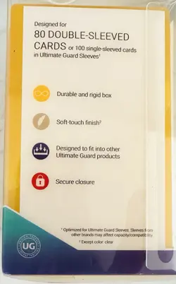 NEW! Ultimate Guard Boulder Box 80/100 Double or Single Sleeved Cards FREE SHIP! - Image 3