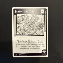 MTG Secret Lair Mood Swings - Intimidation - Rare - Card # 0067 - Image 1