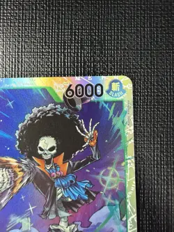 One Piece Card Game Brook OP15-032 OP-15 SR Foil Alt Art Character Card - Image 3