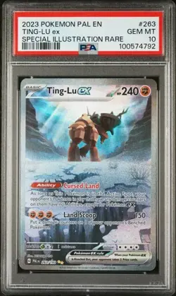 2023 Pokemon Ting-Lu ex #263/193 Special Illustration RARE PSA 10 GEM MINT - Image 1