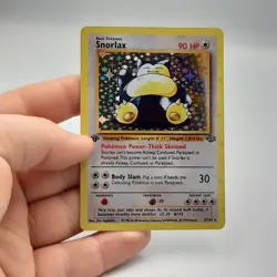 SNORLAX - 27/64 - Jungle Set - Holo - Pokemon Card - Exc / Near Mint - Vintage - Image 1