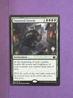 Unnatural Growth - PROMO Regular - MID 206/277 - Pack Fresh Card - MTG - Image 1