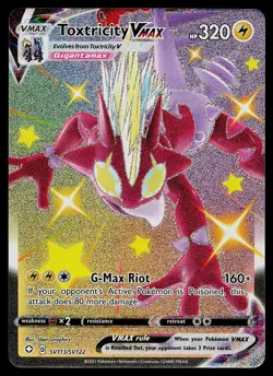 Pokemon Card - Toxtricity VMAX Shining Fates Shiny Vault SV113/SV122 Holo - Image 1
