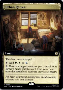 Urban Retreat SPM #283 Rare Marvel's Spider-Man Magic: The Gathering NM - Image 1