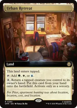 Urban Retreat SPM #283 Rare Marvel's Spider-Man Magic: The Gathering NM - Image 3