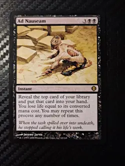 Wizards of the Coast Magic: The Gathering Ad Nauseam Shards Black Rare 63/249 - Image 1