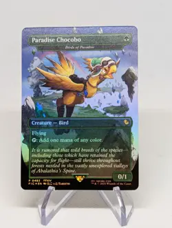 Paradise Chocobo (Birds Of Paradise) FOIL - MTG Magic the Gathering - FIC - Image 1