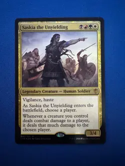 Magic the Gathering (MTG): Saskia the Unyielding - Legendary Creature - Image 1