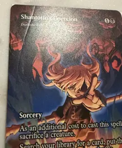 Shantotto's Coercion, Diabolic Intent (Showcase) - MTG Final Fantasy #34 Rare - Image 3