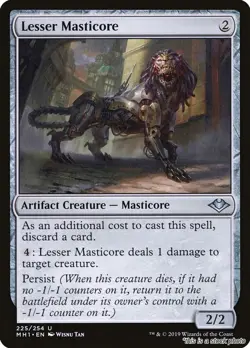 MTG Lesser Masticore [MH1 - 225] LP - Image 1