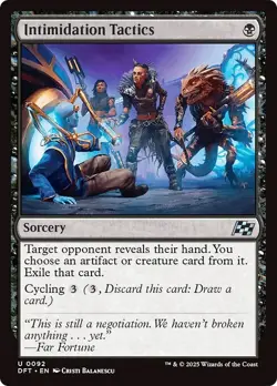 INTIMIDATION TACTICS x4 mtg NM-M Aetherdrift 4 Unc - Image 1