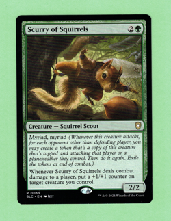 MTG - SCURRY OF SQUIRRELS R 0033 BLC 2024 - Image 1