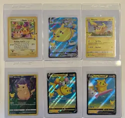 Pokemon Celebrations Pikachu Lot Of(6)Cards-VMAX, GM’s Promo,Birthday,Art, 2 V’s - Image 3