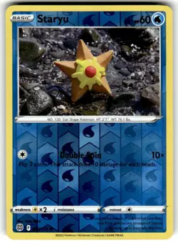 Pokemon - Staryu - 030/172 - REVERSE Holo - Brilliant Stars - NM - Image 1