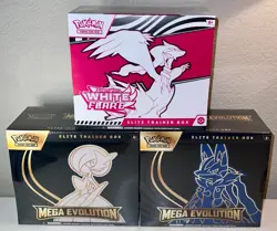Pokemon Mega Evolution Elite Trainer Box ETB Set of 2 and White Flare ETB NEW - Image 5