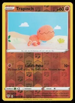 Trapinch #089/189 Reverse Holo 2017 Pokemon Darkness Ablaze NM/M - Image 1